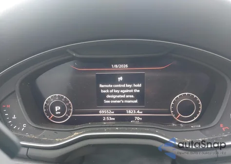 2018 Audi A4 2.0T Premium/2.0T Tech Premium from USA, damaged, VIN WAUENAF46JN013666